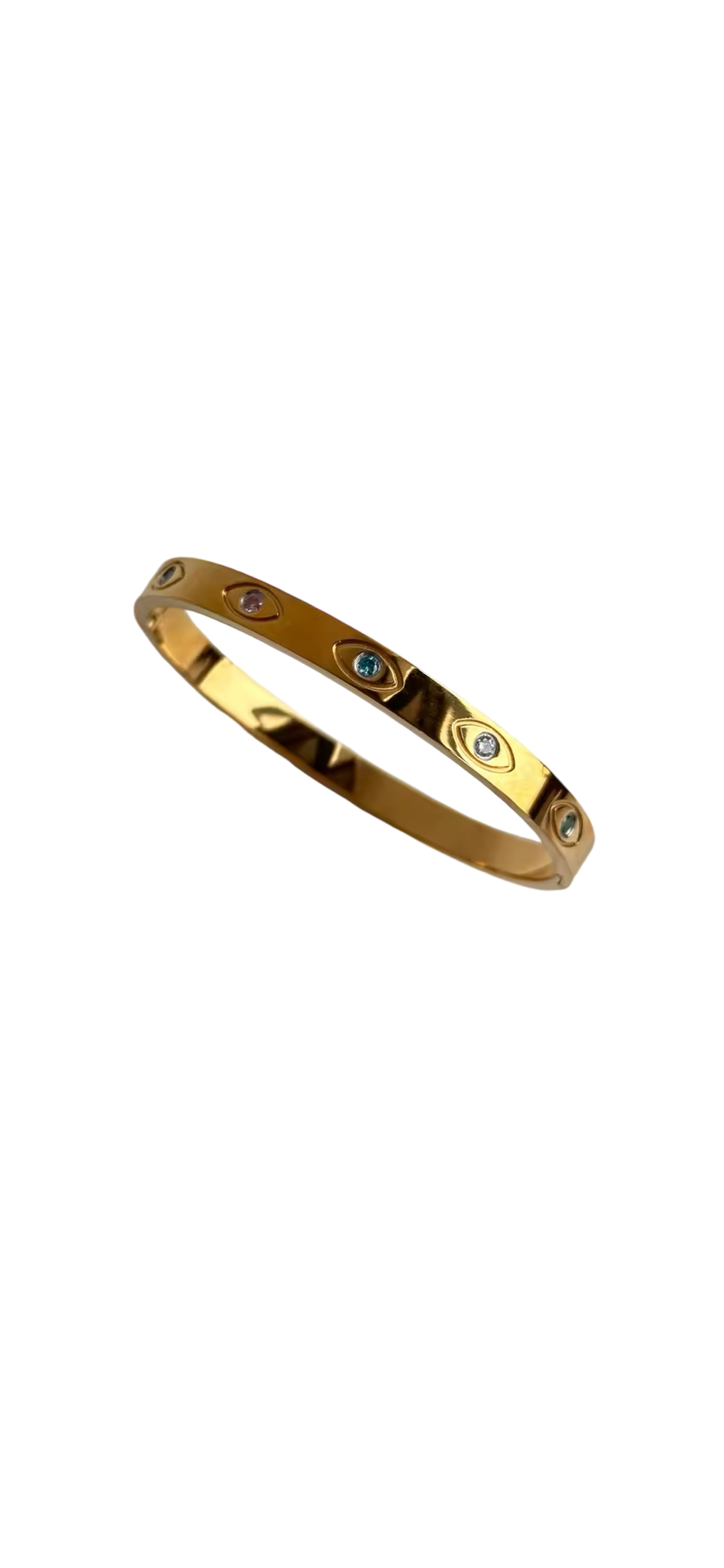 Evil Eye Crystal Bangle