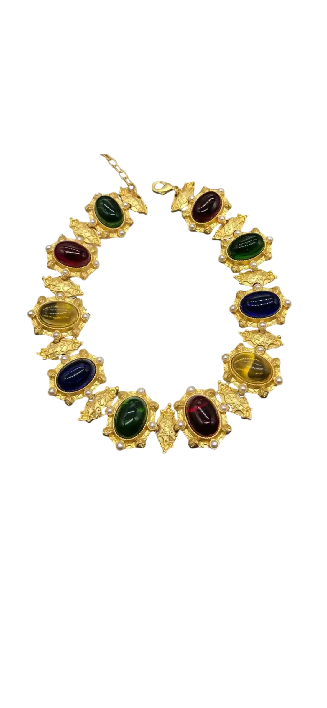 Regal Gemstone Choker