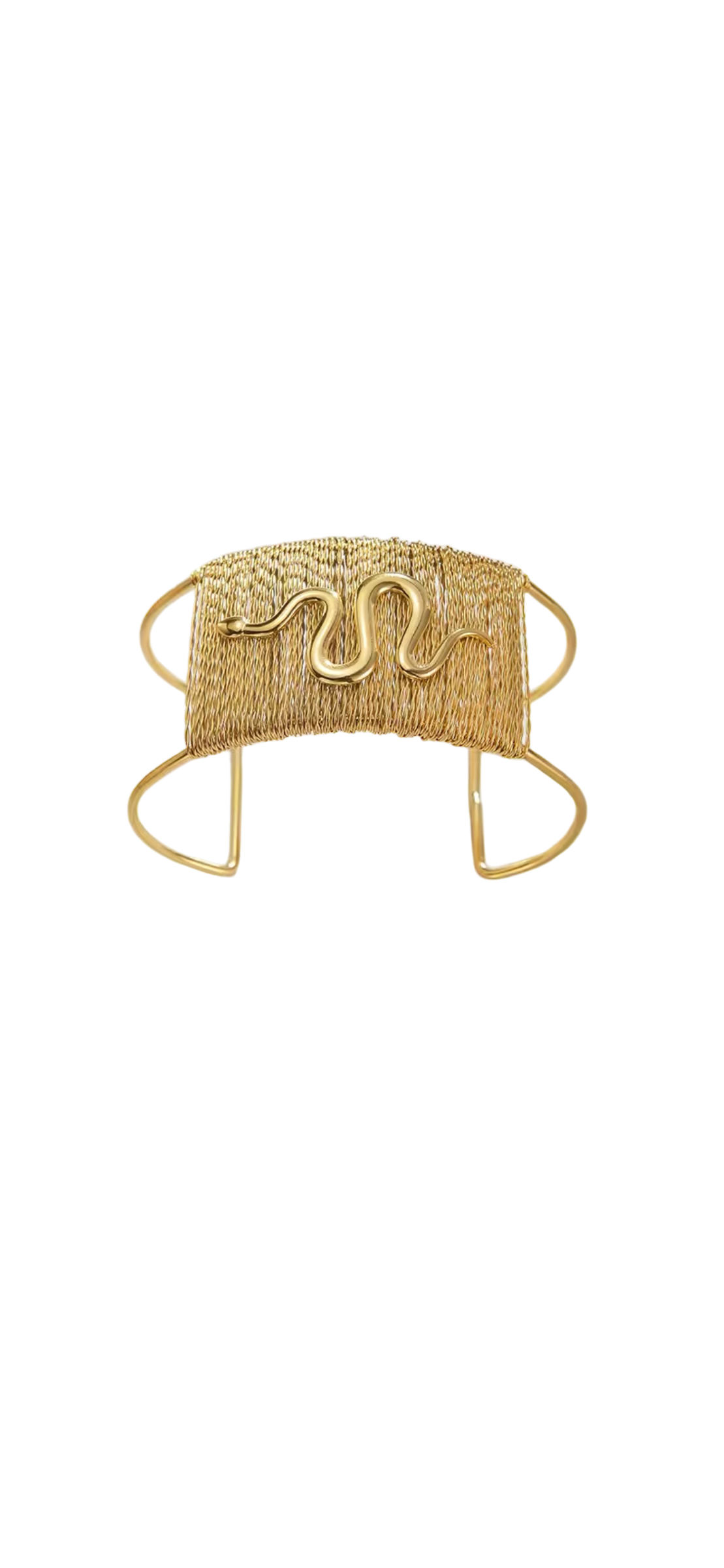 Gold Serpent Cuff