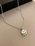 Silver Smiley Chain